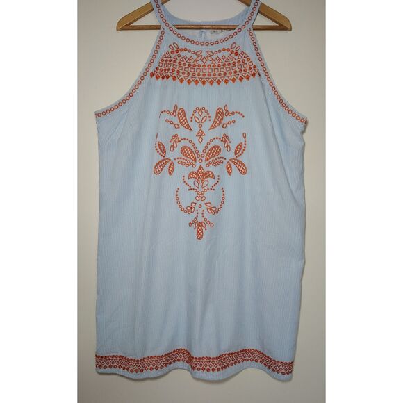 Skies Are Blue Dresses & Skirts - Skies Are Blue Embroidered Cottagecore Twee Costal Cowgirl Preppy Sundress